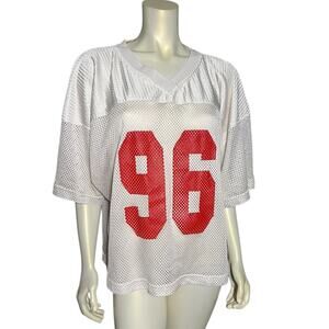 Vintage Rival Athletic Silver Mesh Practice Jersey 96 Adult 2X3X